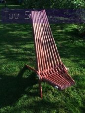 100038 Relax Lawn Chair (color Teak)