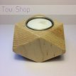 100100 Square-shaped Wooden Candle Light