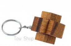 Sleutelhanger 3 stukken kubus